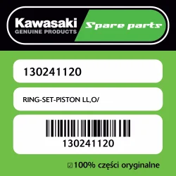 Oferta czasowa Zestaw pierścieni tłokowych LL,O/ Kawasaki