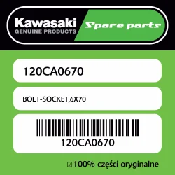 Wybór klientów Śruba imbusowa 6X70 Kawasaki