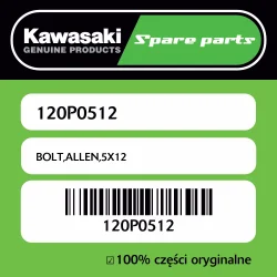 Cena promocyjna Śruba imbusowa 5X12 Kawasaki