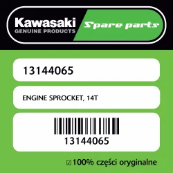 ENGINE SPROCKET, 14T Nie przegap