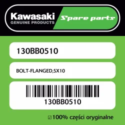 Śruba z kołnierzem 5X10 Kawasaki Darmowa dostawa