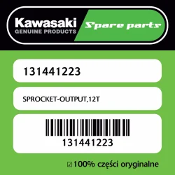 Zębatka przednia 12T Kawasaki Okazja