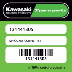 Zębatka przednia 15T Kawasaki Szybka dostawa