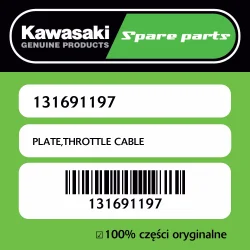 PLATE,THROTTLE CABLE Nowość