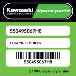 Owiewka górna EBONY Kawasaki Zamów teraz