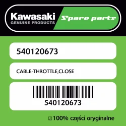 Darmowy zwrot CABLE-THROTTLE,CLOSE