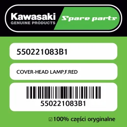 COVER-HEAD LAMP,F.RED Nowość