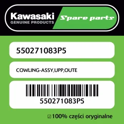 Nowy Owiewka górna zewnętrzna Kawasaki