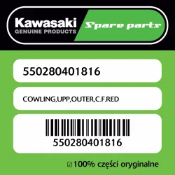 Owiewka górna zewnętrzna C.F.RED Kawasaki Zniżka