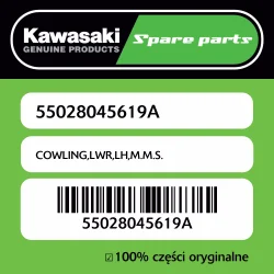 Taniej Owiewka dolna lewa M.M.S. Kawasaki