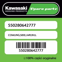 Popularny Owiewka boczna dolna ,prawa L Kawasaki