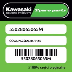 Do wyczerpania zapasów Owiewka boczna przednia prawa M. Kawasaki