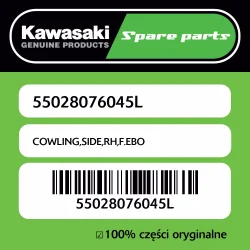 Owiewka boczna prawa F.EBONY Kawasaki Tylko do końca tygodnia