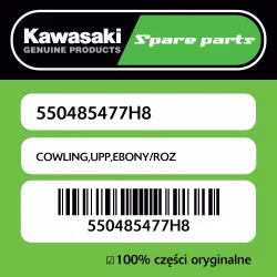 Owiewka górna EBONY/ROZ Kawasaki Zniżka