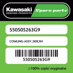 Owiewka boczna prawa Kawasaki Bestseller