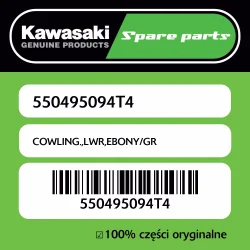 Zamów teraz Owiewka dolna EBONY/GR Kawasaki