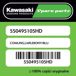 Owiewka dolna EBONY/BLU Kawasaki Dodaj do koszyka