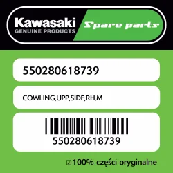 Owiewka górna boczna prawa M Kawasaki Hit sprzedaży