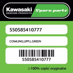 Obniżka ceny Owiewka górna L.GREEN Kawasaki