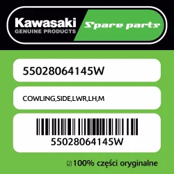 Do wyczerpania zapasów Owiewka boczna dolna ,lewa M Kawasaki