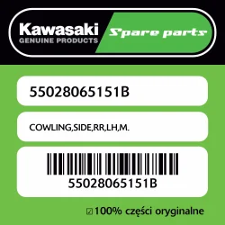 Owiewka boczna tylna lewa M. Kawasaki Kup online