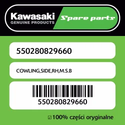 Hit sprzedaży Owiewka boczna prawa M.S.B Kawasaki