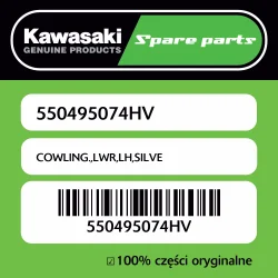Nie przegap Owiewka dolna lewa SILVE Kawasaki