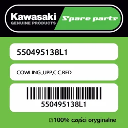 Owiewka górna C.C.RED Kawasaki Wysoka jakość