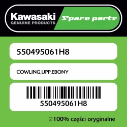 Owiewka górna EBONY Kawasaki Tylko dziś