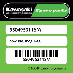 Owiewka boczna prawa M.T. Kawasaki Zamów teraz