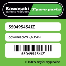 Oferta limitowana Owiewka centralna lewa M.EVEN Kawasaki