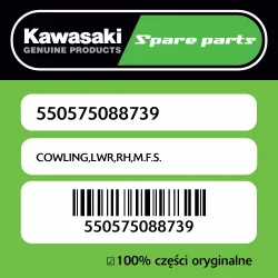 Popularny Owiewka dolna prawa M.F.S. Kawasaki