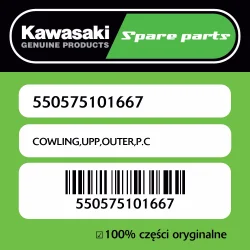 Nowość Owiewka górna zewnętrzna P.C Kawasaki