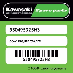 Owiewka górna C.W.RED Kawasaki Obniżka ceny