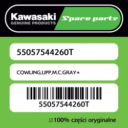 Darmowy zwrot Owiewka górna M.C.GRAY+ Kawasaki