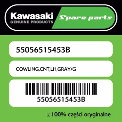 Tylko do końca tygodnia Owiewka centralna lewa GRAY/G Kawasaki