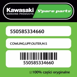 Owiewka górna zewnętrzna M.S Kawasaki Zniżka
