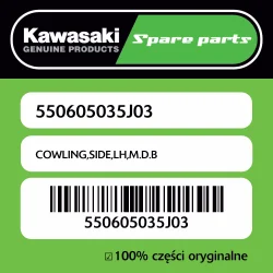 Zamów teraz Owiewka boczna lewa M.D.B Kawasaki
