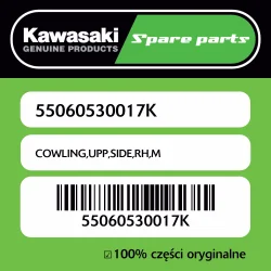 Owiewka górna boczna prawa M Kawasaki Ostatnie sztuki