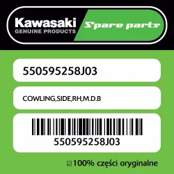 Owiewka boczna prawa M.D.B Kawasaki Tani