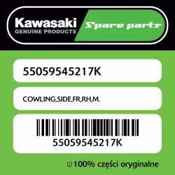 Rabat Owiewka boczna przednia prawa M. Kawasaki
