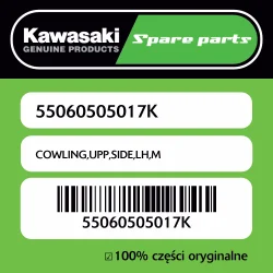 Łatwy zwrot Owiewka górna boczna lewa M Kawasaki