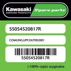 Owiewka górna zewnętrzna EBO Kawasaki Oferta czasowa