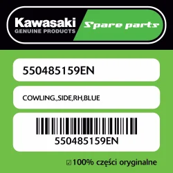 Owiewka boczna prawa BLUE Kawasaki Najlepsza cena