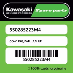Wybór klientów Owiewka dolna L.P.BLUE Kawasaki
