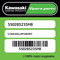 Ostatnia szansa Owiewka górna EBONY Kawasaki