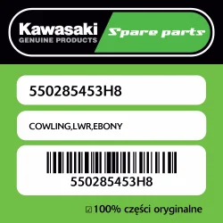 Darmowa dostawa Owiewka dolna EBONY Kawasaki