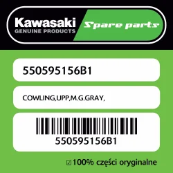 Zamów dziś Owiewka górna M.G.GRAY, Kawasaki