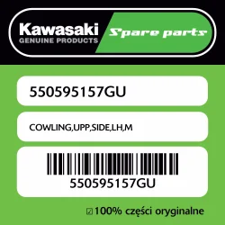 Okazja Owiewka górna boczna lewa M Kawasaki
