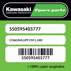 Najlepsza cena Owiewka górna centralna L.GREEN Kawasaki